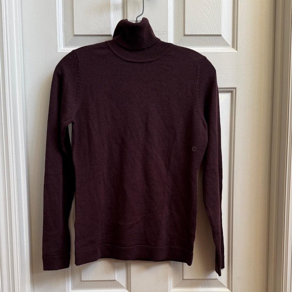 LOFT Women's Brown Turtleneck Sweater